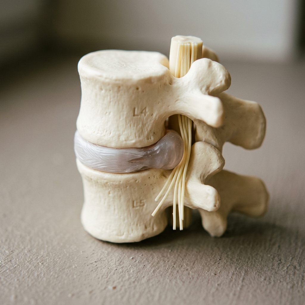 Anatomical pathology model related to Cauda Equina Syndrome