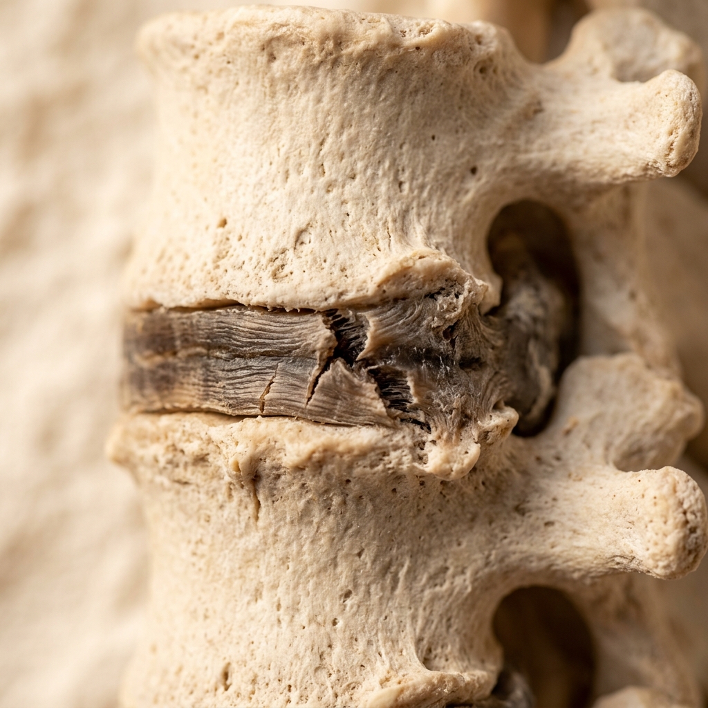 Anatomical pathology model related to Degenerative Disc Disease