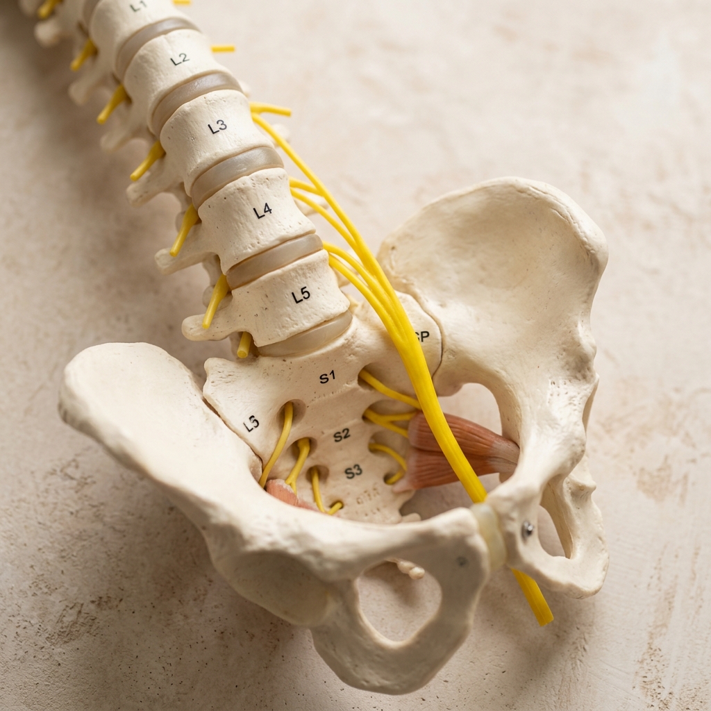 Anatomical pathology model related to Sciatica