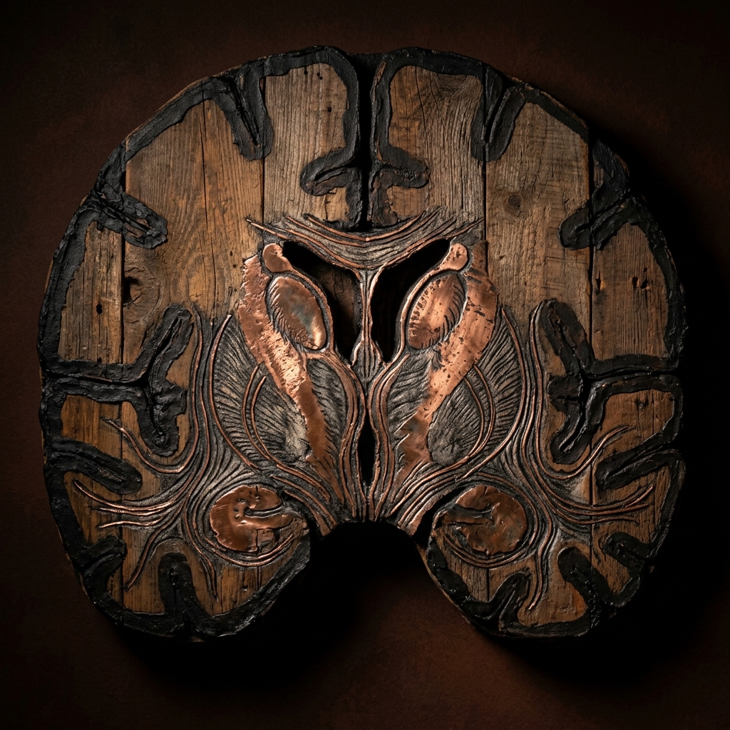 Belarusian coronal brain ct scan basal ganglia