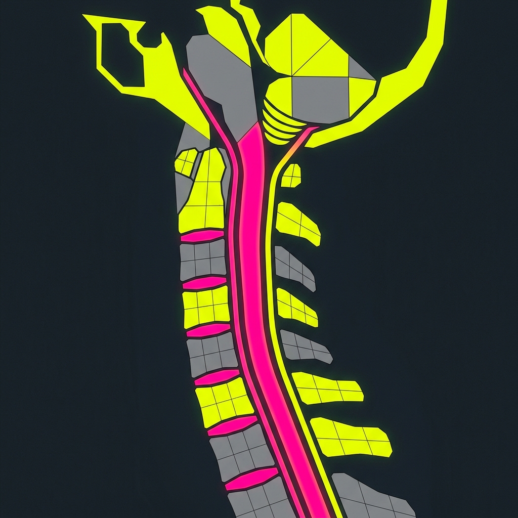 Greek cervical spinal cord mri signal