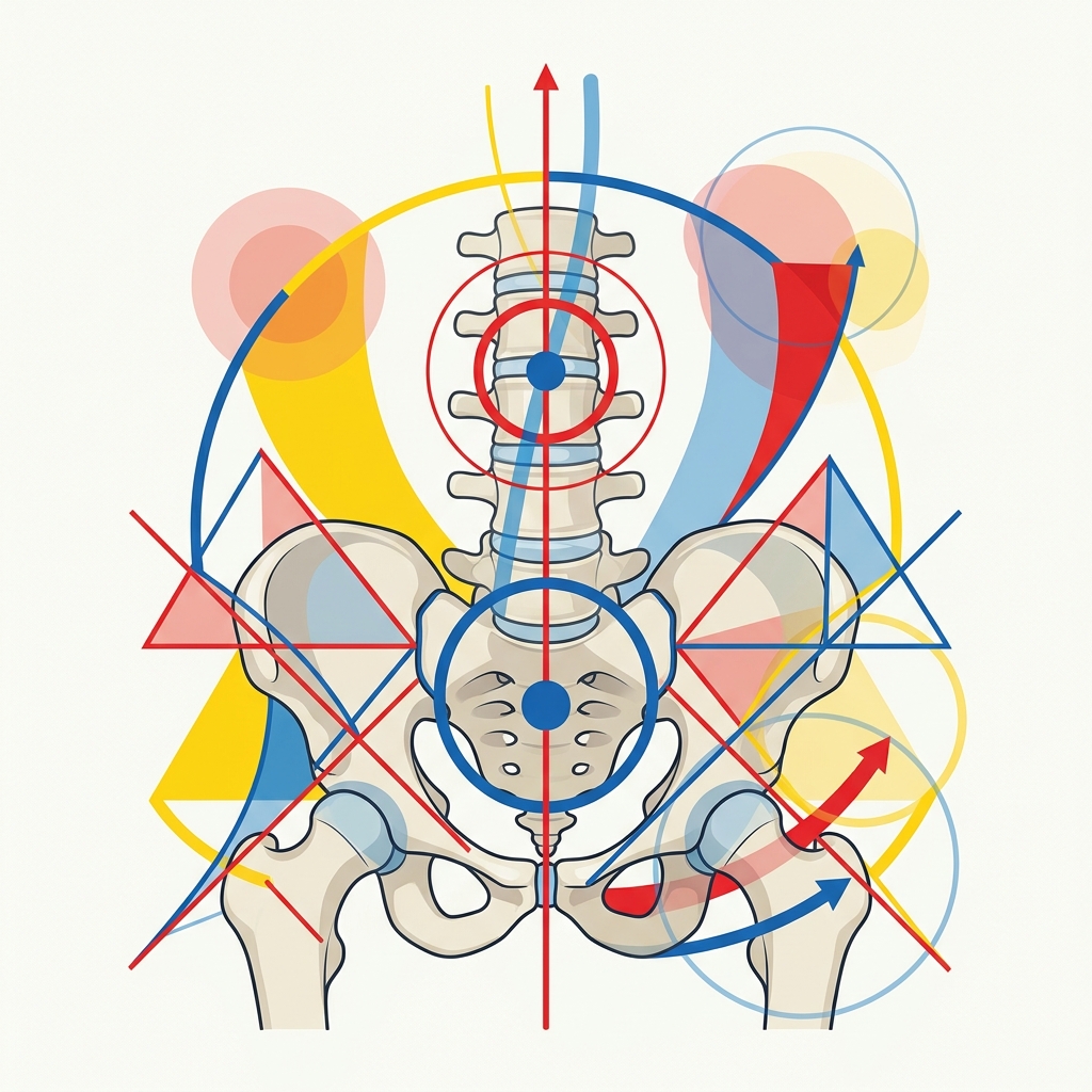 Italian pelvis lumbar posture biomechanical vectors