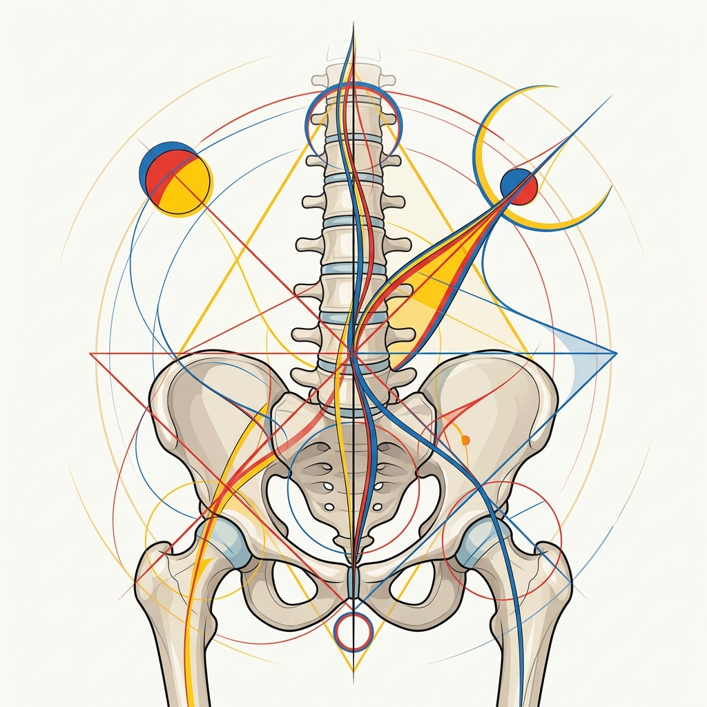 Russian standing posture pelvic spinal curvature