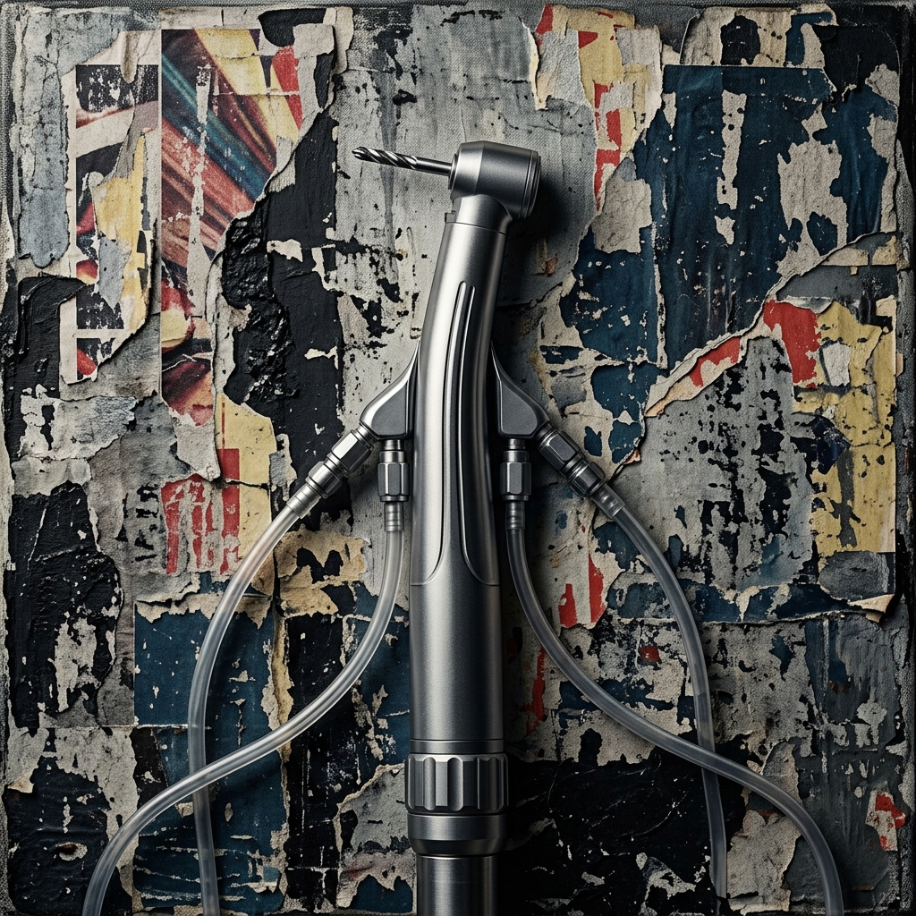 Ukrainian neurosurgical high speed drill metallic