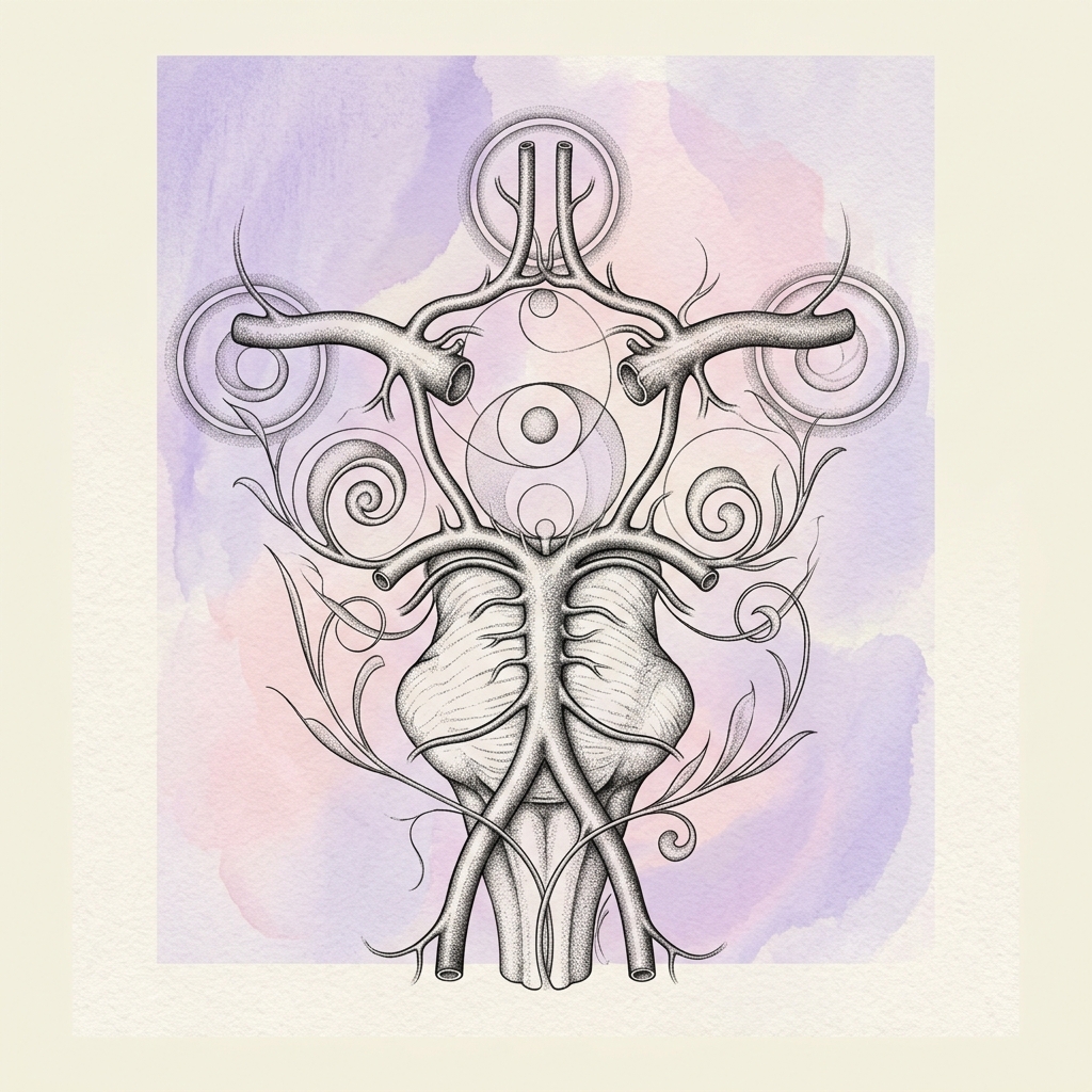 Mandarin Chinese Circle of Willis basal loop vascular