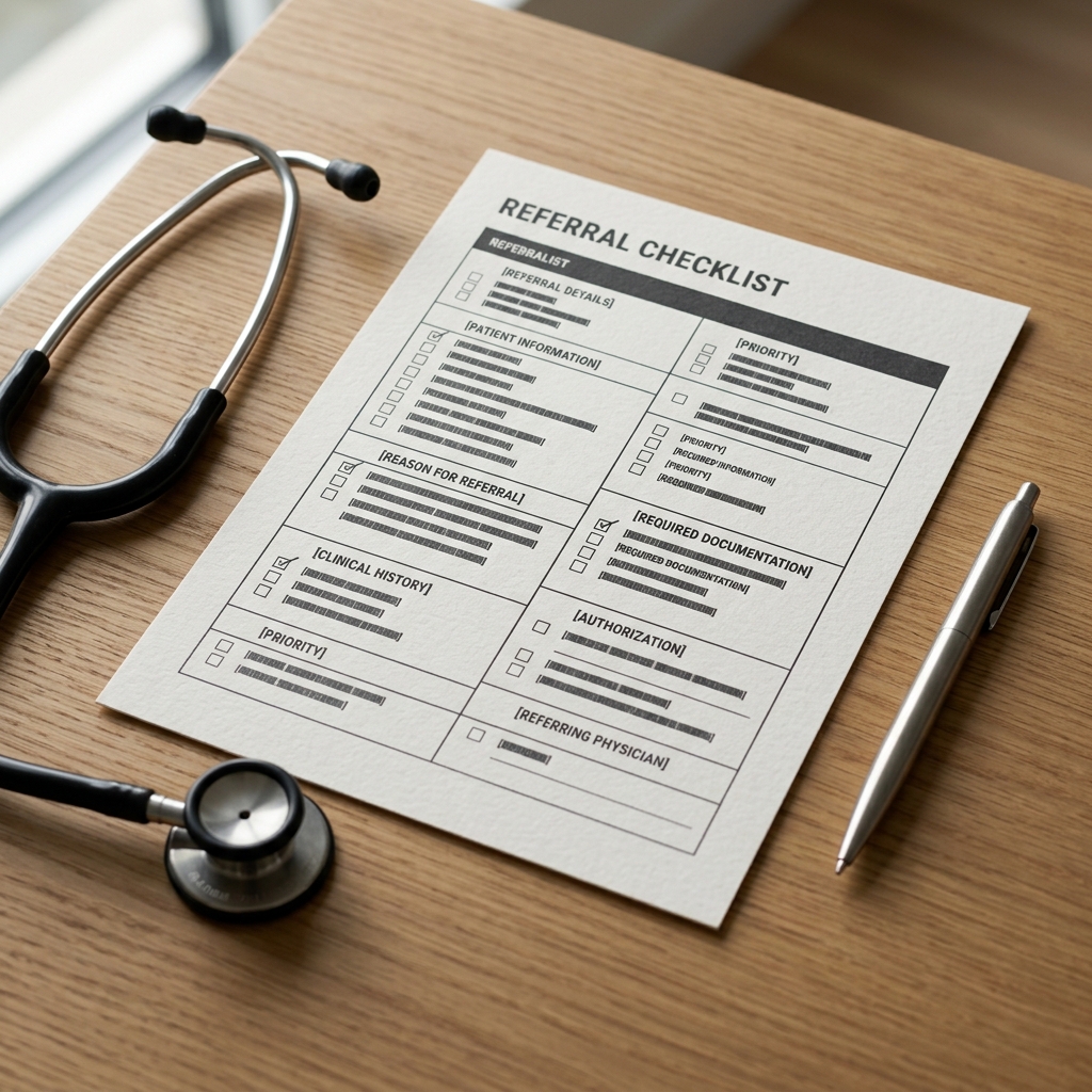 Red-flag urgency clinical assessment checklist