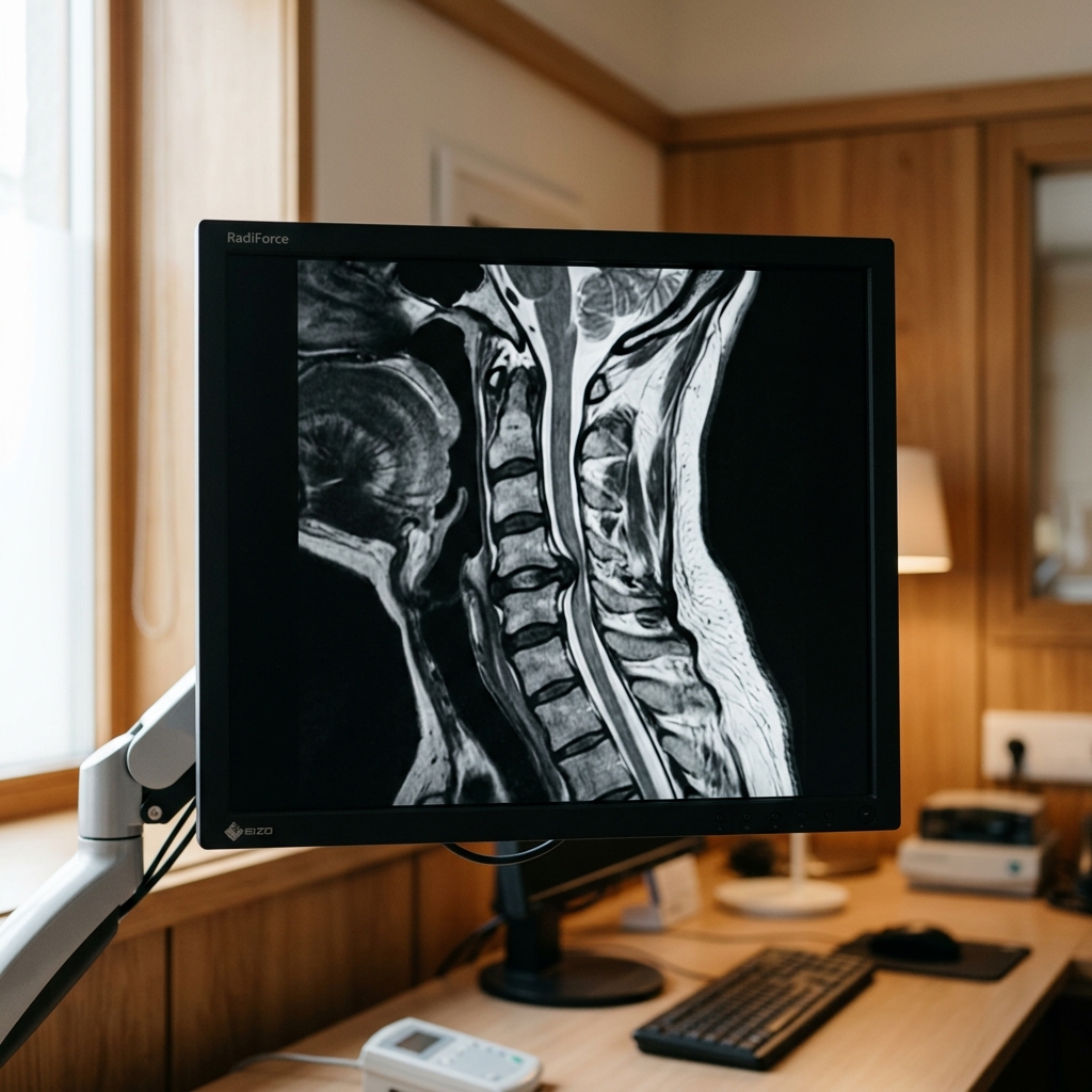 Diagnostic scan details for Cervical Disc Replacement